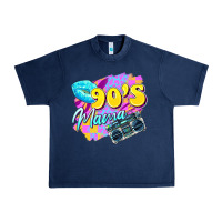 Navy 90's mama Urban Heavy Tee - Zillion Design Studio