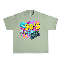 Oil Green 90's mama Urban Heavy Tee - Zillion Design Studio