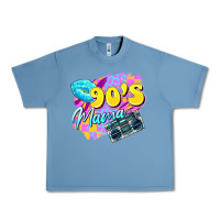 Pebble Blue 90's mama Urban Heavy Tee - Zillion Design Studio