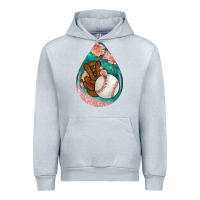 Heather Grey baseball and western roses teardrop  3 Urban Hoodie - BundleAndBundleShop