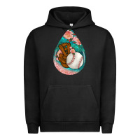 Pigment Black baseball and western roses teardrop  3 Urban Hoodie - BundleAndBundleShop