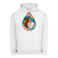 Pigment Lunar Rock baseball and western roses teardrop  3 Urban Hoodie - BundleAndBundleShop