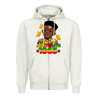 Oatmeal Heather juneteenth 1865 black boy Zipper Hoodie - HRA Design Shop