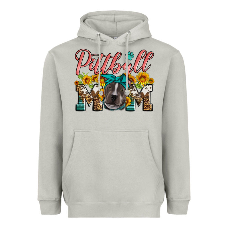 Pittbull Mom Heavyweight Hoodie by Artiststas | Teevron
