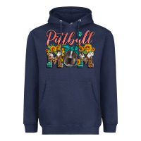 Navy pittbull mom Heavyweight Hoodie - Artiststas