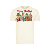 Vintage Arctic merry christmas gingerbread coffee cups Vintage Tee - Zillion Design Studio