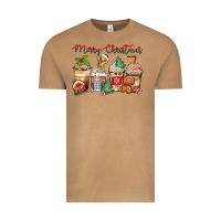 Vintage Camel merry christmas gingerbread coffee cups Vintage Tee - Zillion Design Studio