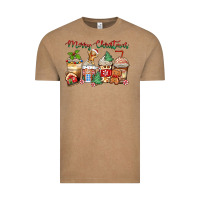 Vintage Coffee merry christmas gingerbread coffee cups Vintage Tee - Zillion Design Studio