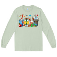 Matcha math teacher coffee cups Long Sleeve Tee - Zillion Design Studio