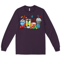 Plum math teacher coffee cups Long Sleeve Tee - Zillion Design Studio