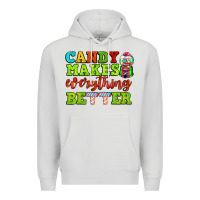 Dove Grey candy makes everything better Premium Hoodie - AdoDesignShop