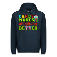 Navy candy makes everything better Premium Hoodie - AdoDesignShop