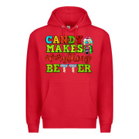 Red candy makes everything better Premium Hoodie - AdoDesignShop
