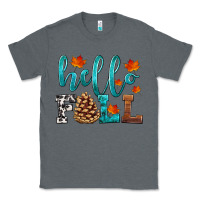 Charcoal Heather hello fall Classic Tee - HRA Design Shop
