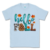 Dusty Blue hello fall Classic Tee - HRA Design Shop