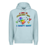Blue Mist i may be straight pride day Premium Hoodie - MaliasSmallBusiness