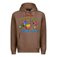 Chestnut i may be straight pride day Premium Hoodie - MaliasSmallBusiness