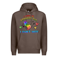 Coffee i may be straight pride day Premium Hoodie - MaliasSmallBusiness