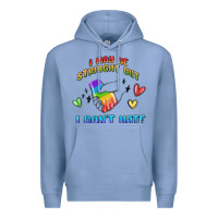 Colony Blue i may be straight pride day Premium Hoodie - MaliasSmallBusiness