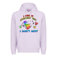 Lilac i may be straight pride day Premium Hoodie - MaliasSmallBusiness