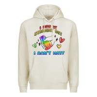 Oatmeal Heather i may be straight pride day Premium Hoodie - MaliasSmallBusiness