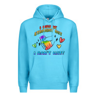 Ocean Blue i may be straight pride day Premium Hoodie - MaliasSmallBusiness