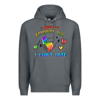 Rock i may be straight pride day Premium Hoodie - MaliasSmallBusiness