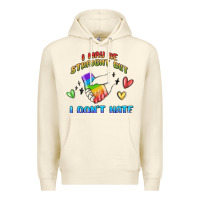 Sandshell i may be straight pride day Premium Hoodie - MaliasSmallBusiness