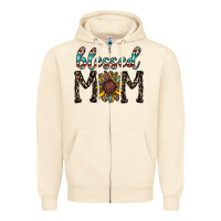 Sandshell blessed mom Zipper Hoodie - CowhideDigitalArt