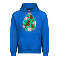 Baseball And Western Roses Teardrop  5 Urban Hoodie | Teevron