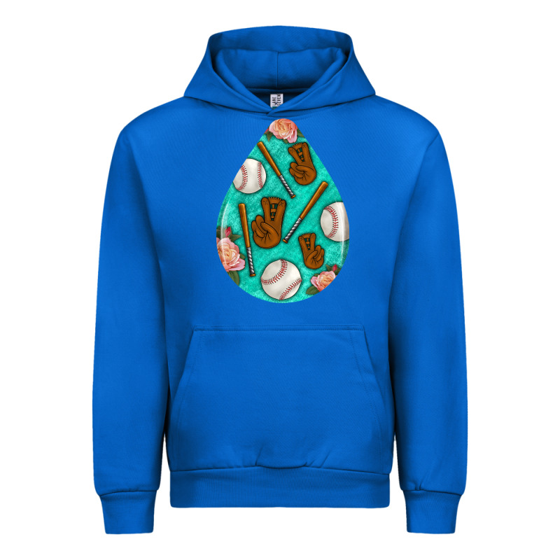 Baseball And Western Roses Teardrop  5 Urban Hoodie by BundleAndBundleShop | Teevron