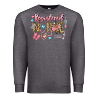 Charcoal Heather Registered Nurse Premium Sweatshirt - LillyAllenDesigns