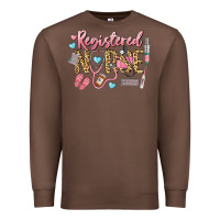 Chestnut Registered Nurse Premium Sweatshirt - LillyAllenDesigns