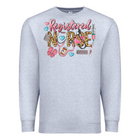 Heather Grey Registered Nurse Premium Sweatshirt - LillyAllenDesigns