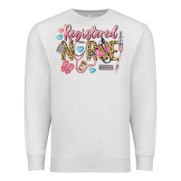 Oatmeal Heather Registered Nurse Premium Sweatshirt - LillyAllenDesigns
