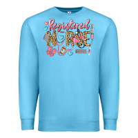 Ocean Blue Registered Nurse Premium Sweatshirt - LillyAllenDesigns
