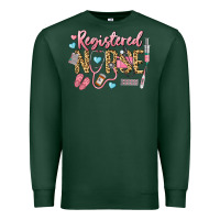 Sports Green Registered Nurse Premium Sweatshirt - LillyAllenDesigns
