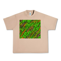 Burro Distressed Shamrock And Leopard Urban Heavy Tee - RanaPortraitStore
