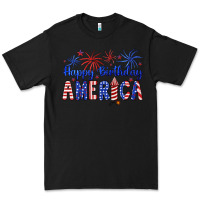 Black happy birthday america Premium Tee - Artiststas