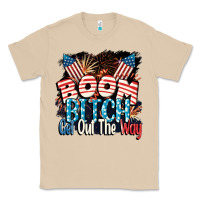 Mushroom Boom bitch get out the way 4th of July Classic Tee - CowGirlArtShop