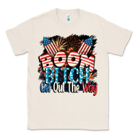 Natural Boom bitch get out the way 4th of July Classic Tee - CowGirlArtShop