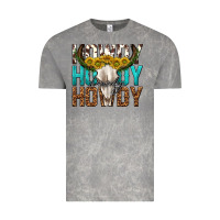 Cloud Rock howdy howdy howdy western bull skull Vintage Tee - texasbilliewilder