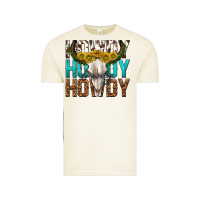 Vintage Arctic howdy howdy howdy western bull skull Vintage Tee - texasbilliewilder