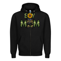 Black boy mom Zipper Hoodie - CowhideDigitalArt