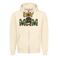Sandshell boy mom Zipper Hoodie - CowhideDigitalArt
