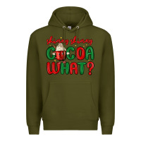 Army Green shimmy shimmy cocoa what Premium Hoodie - MaliasSmallBusiness