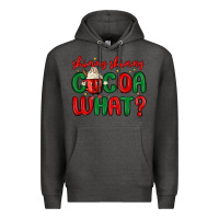 Charcoal Heather shimmy shimmy cocoa what Premium Hoodie - MaliasSmallBusiness