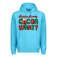 Ocean Blue shimmy shimmy cocoa what Premium Hoodie - MaliasSmallBusiness