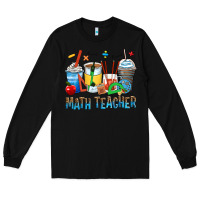 Black math teacher coffee cups Long Sleeve Tee - Zillion Design Studio