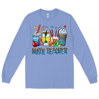 Colony Blue math teacher coffee cups Long Sleeve Tee - Zillion Design Studio